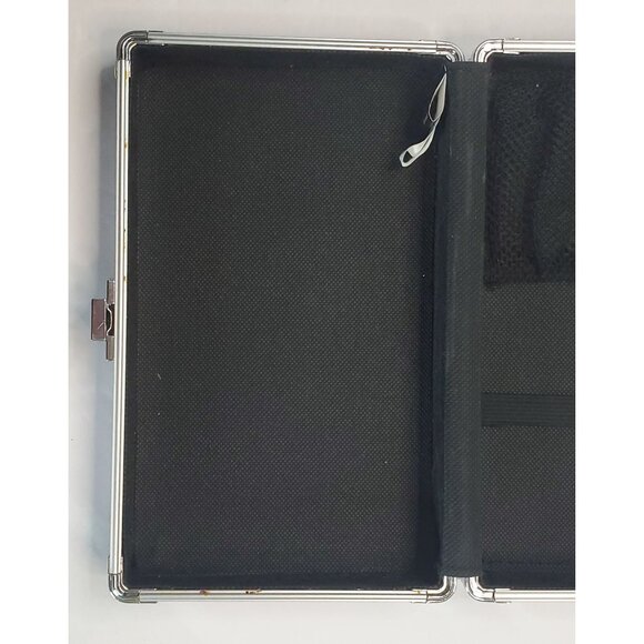 Vault Bat Glitter Pink Purple Vanity Metal Case Small Hard-shell 2.25x5.25x8.38" - Picture 2 of 13